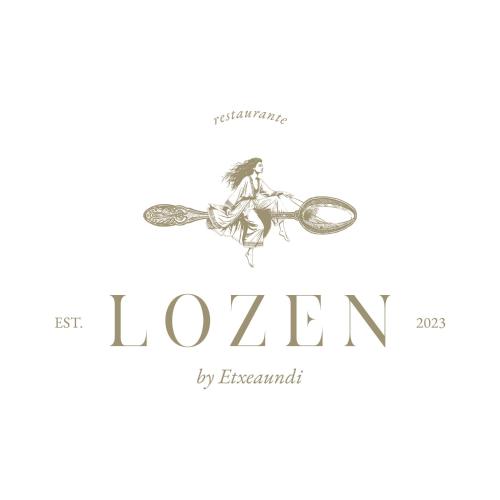 a logo for a company with a woman on a bicycle at EtxeAundi Hotel Boutique in Oñate