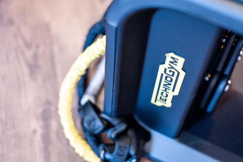 a close up of a cell phone with a yellow rope at ALPENHOTEL TYROL - B&B - ADULTS ONLY - Alpines Lifestyle-Konzepthotel - dog friendly in Pertisau