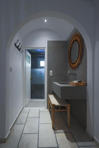Et badeværelse på Hotel Villa Flora