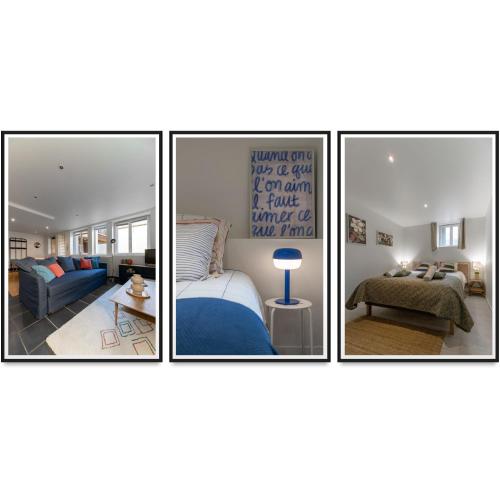 Le Charlot - Appartement design avec parking et terrasse