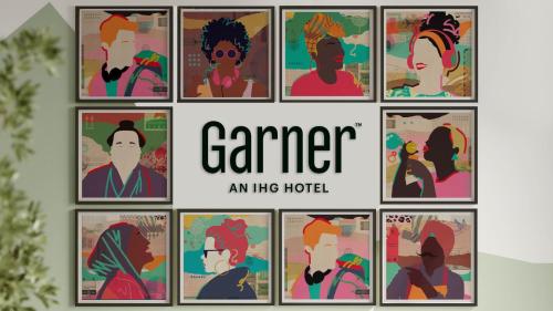a poster for a game with portraits of people at Garner Hotel Preston Samlesbury by IHG in Preston
