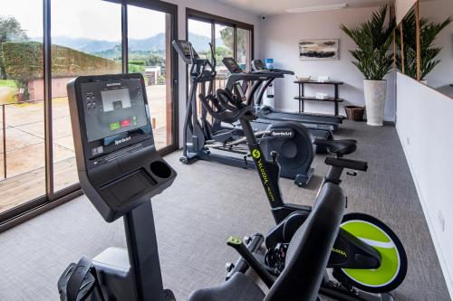 Fitness centrum a/nebo fitness zařízení v ubytování Mas Tapiolas