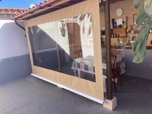 Balkoni atau teres di Casa Lupe
