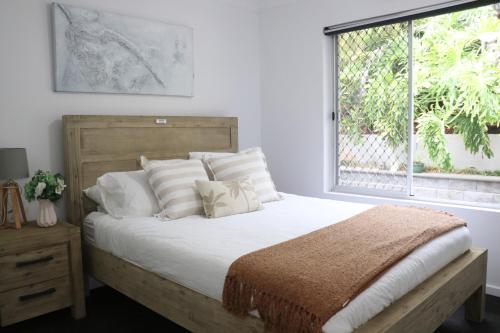 Ein Bett oder Betten in einem Zimmer der Unterkunft Amazing coast view in Seaview down Adelaide