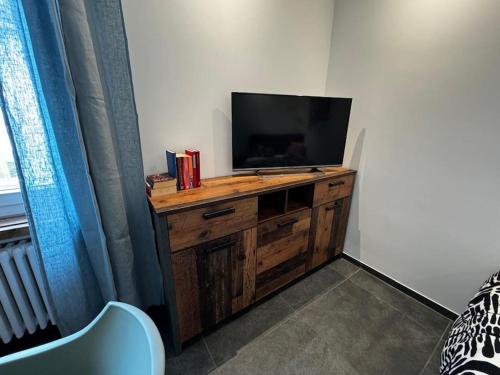 TV a/nebo společenská místnost v ubytování The R Apartment Weinsteig, comfort and serenity