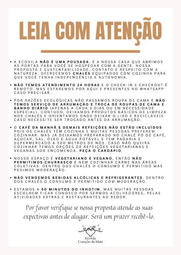 a document with the text ica com africa at Ecovila Coração da Mata in Brumadinho