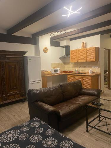 Una cocina o zona de cocina en Areál Chmelařství Úštěk