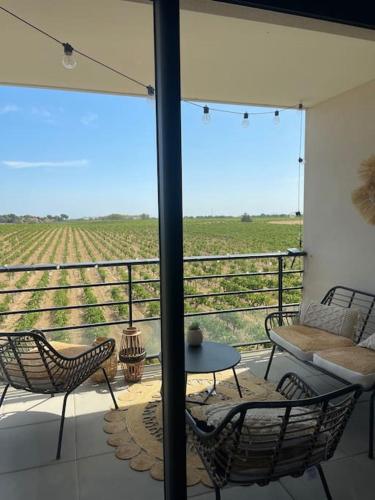 Appartement vue vigne