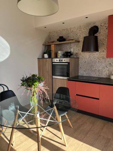 Η κουζίνα ή μικρή κουζίνα στο LE COLLINE HOUSE San Miniato