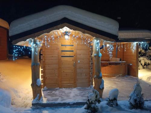 Το Domek parterowy z Jacuzzi w cenie τον χειμώνα