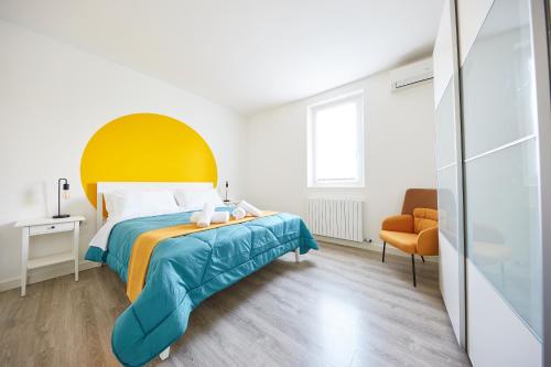 Ένα ή περισσότερα κρεβάτια σε δωμάτιο στο Bestay Verona Home