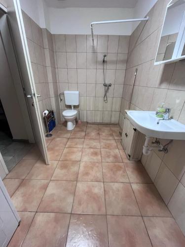 Koupelna v ubytování Arany fácán apartman