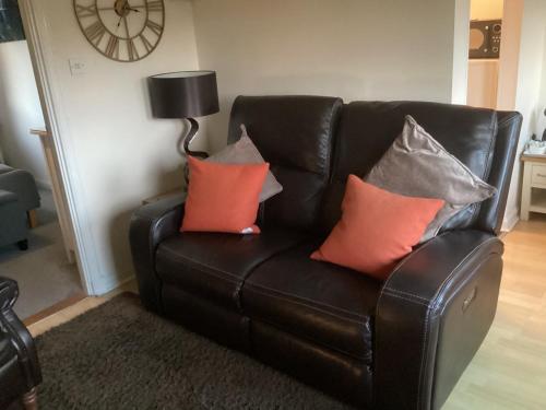 Χώρος καθιστικού στο Rona@Knock View Apartments, Sleat, Isle of Skye