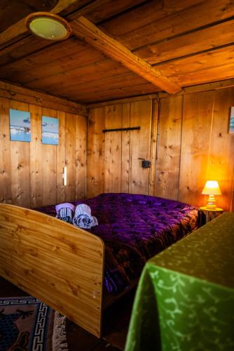 Cama o camas de una habitación en Chez Astrid