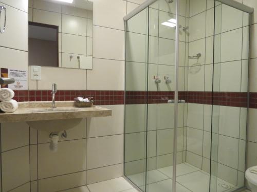 Bathroom sa Toritama Golden Hotel