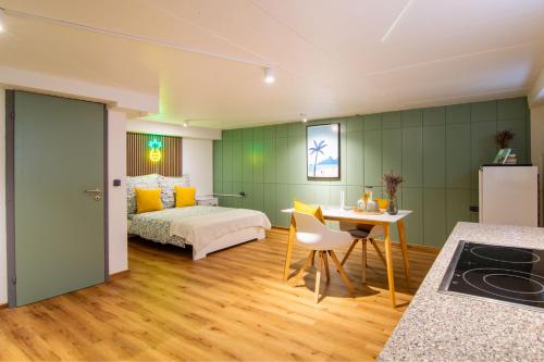 Postel nebo postele na pokoji v ubytování Comfort Hub - Homestay - 3 Gästezimmer im Eigentumshaus