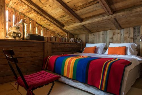 Katil atau katil-katil dalam bilik di Arthaus Megève