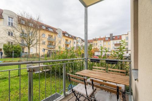Μπαλκόνι ή βεράντα στο Leipzig - Garten - Balkon - 10 Min zum Zentrum