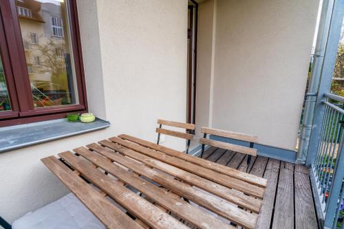 Μπαλκόνι ή βεράντα στο Leipzig - Garten - Balkon - 10 Min zum Zentrum