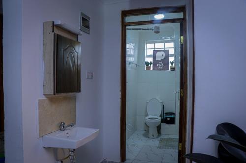 Koupelna v ubytování Summit Side Nanyuki - A One Bedroom Apartment