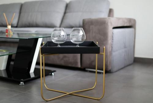Coin salon dans l'établissement T2 cosy entre calme et proximité