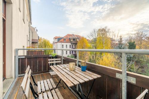 Balcone o terrazza di traumhafte Jugendstilwohnung in zentraler Lage am Zoo