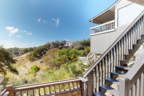 Balkoni atau teres di Great Cove Lodge