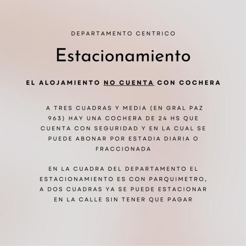 a frame of calligraphy text on a white background at Departamento céntrico - Leer condiciones y precio in Río Cuarto