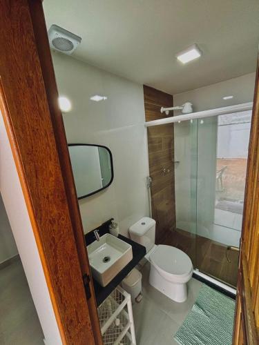 Koupelna v ubytování Suite 1