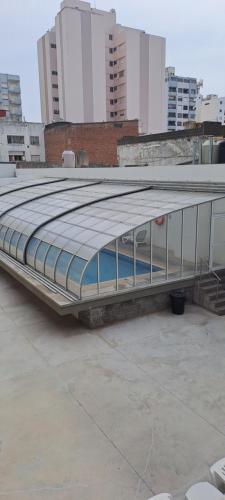 Bazén v ubytování Necoplaya alquiler Necochea nebo v jeho okolí