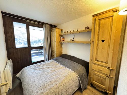 Postel nebo postele na pokoji v ubytování Résidence Les Melezes - Appartement spacieux · Vue dégagée sur la montagne · Balcon Ouest MAE-0404