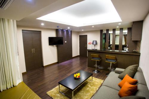 Televisyen dan/atau pusat hiburan di Tetris Hotel