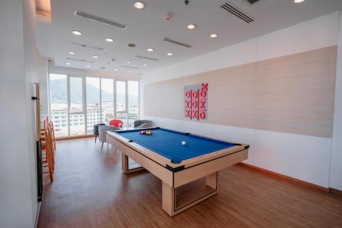 a billiard room with a pool table in a room at SLEEP WITH ME HOTEL design hotel @ patong (SHA Plus+) in Patong Beach