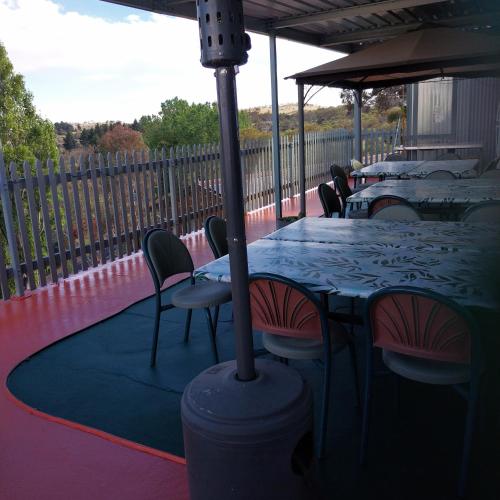 Un balcón o terraza en Chalet Jindabyne