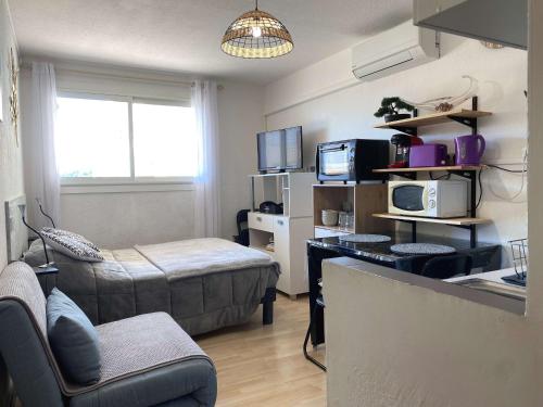 Studio confort avec climatisation et wifi à Balaruc-les-Bains - FR-1-553-278