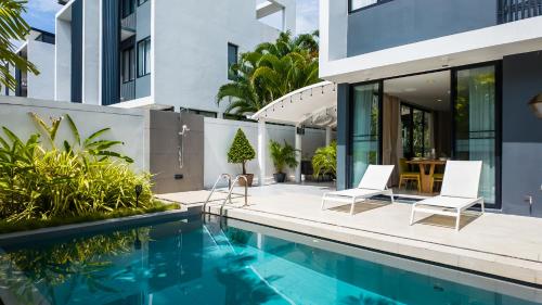 an image of a house with a swimming pool at Laguna Park 2 Family Pool Villa near Bang Tao Beach in Bang Tao Beach