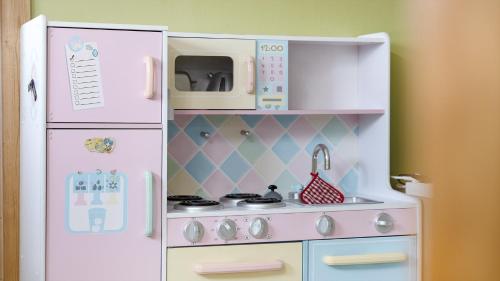 Dapur atau dapur kecil di Boeryeong Rainbow Oceanview Pension