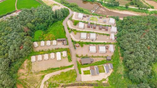 Pemandangan dari udara bagi Hongcheon toliaigeullaemping