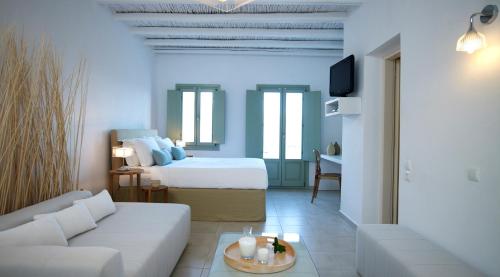 Postel nebo postele na pokoji v ubytování Pylaia Boutique Hotel & Spa