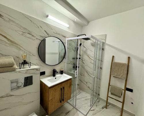 Koupelna v ubytování Cozy Corner