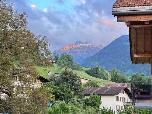 a view of a valley with mountains in the background at Hidden Retreats 1466 Edition in Reichenbach