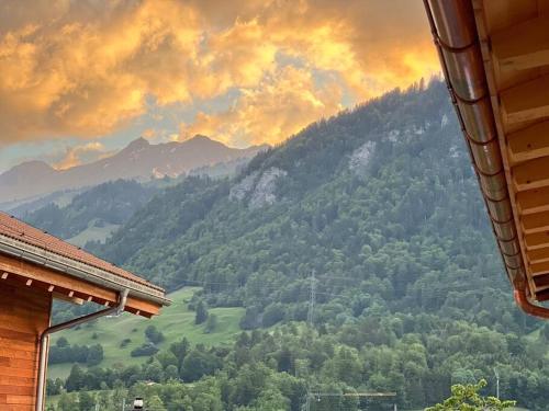 a view of a valley with mountains and trees at Hidden Retreats 1466 Edition in Reichenbach