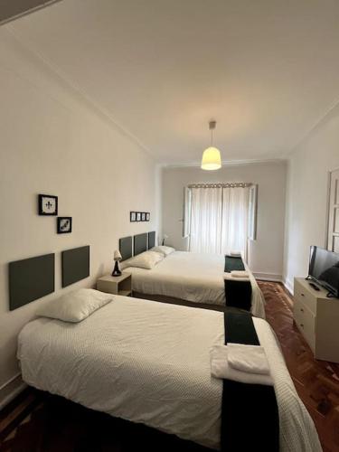 Habitacion Grande vista lisboa centro 3 personas