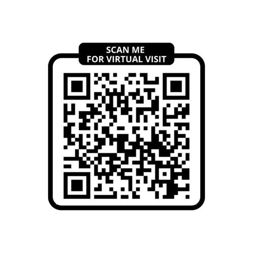 un code qr noir et blanc avec un signe dit envoyez-moi pour une visite virtuelle dans l'établissement 307-Suite Serbie - Superbe Appartement à Paris, à Paris