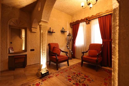 Zona de estar de Cappadocia Inn Cave Hotel