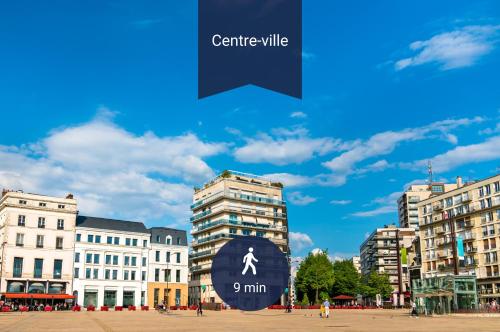 A la Clef - Duplex cosy proche gare et centre - Idéal PRO & Couple - WIFI