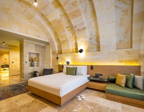 Postel nebo postele na pokoji v ubytování Mare Cappadocia