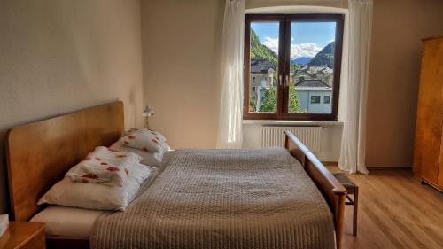 Postel nebo postele na pokoji v ubytování Villa Gartenblick