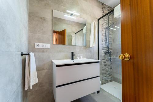Koupelna v ubytování Hostal Miramar