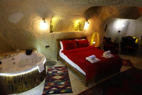 Ein Bett oder Betten in einem Zimmer der Unterkunft Kale House Nar